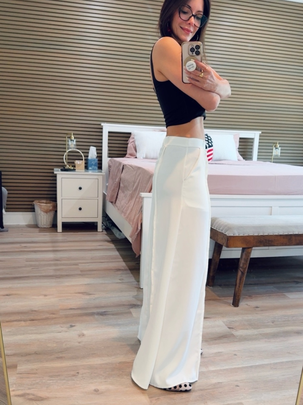 Women's White Maxi Skirt - Clean A-Line Maxi - Picture 2 of 6